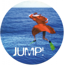 1999 Jump - Der Sprung ins neue Jahrtausend Weihnachtspostkarte